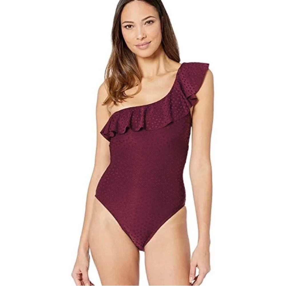 🩷Robin Piccone Julianna One Shoulder One-Piece Bathing Suit